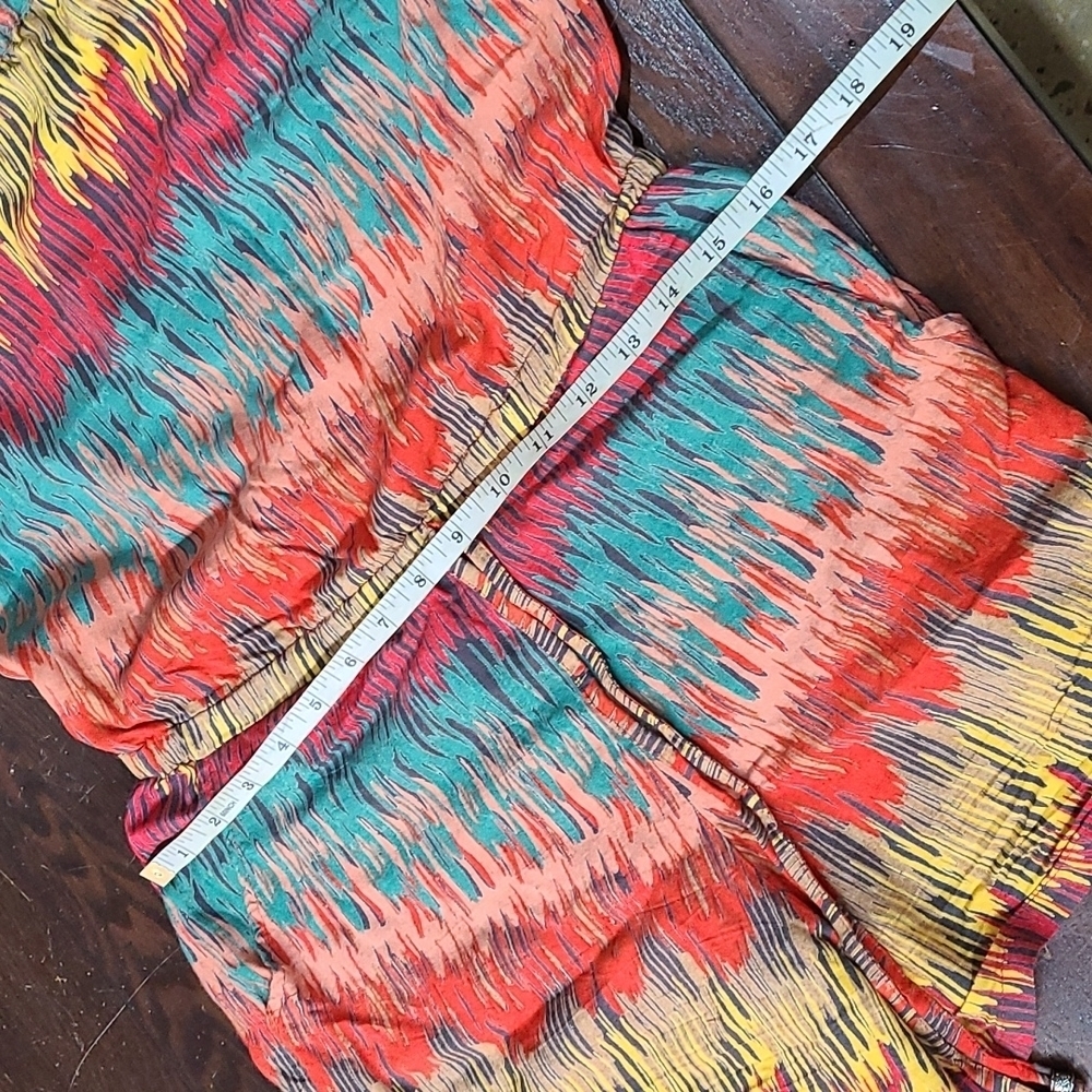 Angie Multi-Color Strapless Romper - Picture 7 of 8